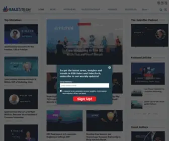 Salestechstar.com(SalesTech Insights) Screenshot