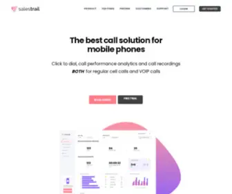 Salestrail.io(#1 Automated Call Tracking Software for Business & Sales Teams) Screenshot