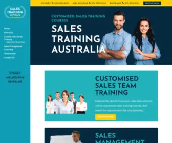 Salestraining.com.au(Sales Training Australia) Screenshot