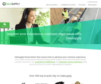 Salesupply.cn(Improve Your Ecommerce Customer Experience with Salesupply) Screenshot