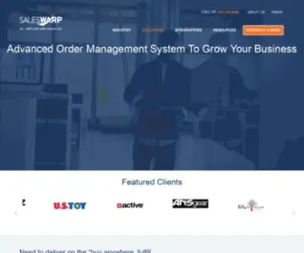 Saleswarp.com(Order Management System) Screenshot