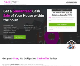 Saleswift.com(Sell Your House Fast for Cash) Screenshot