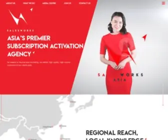 Salesworks.asia(Salesworks Group Asia) Screenshot