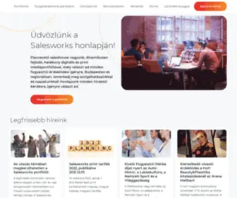 Salesworks.hu(Főoldal) Screenshot