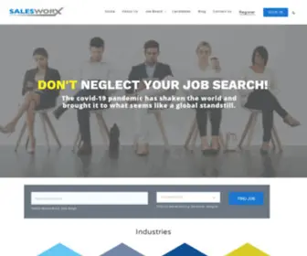 Salesworx.co.za(Specialist Sales Recruitment) Screenshot