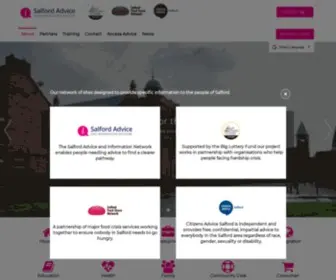Salfordadvice.org.uk(Salford Advice and Information Network) Screenshot