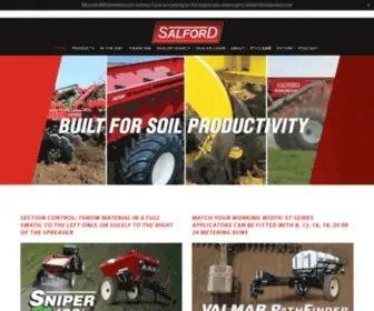 Salfordgroup.com(Salford Group agricultural equipment) Screenshot