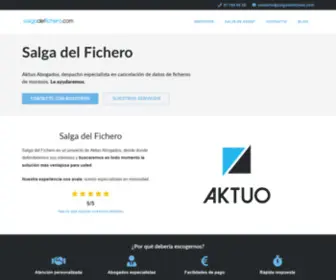 Salgadelfichero.com(Salga del Fichero) Screenshot