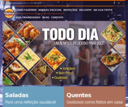 Salgaderia.com.br(Salgados) Screenshot