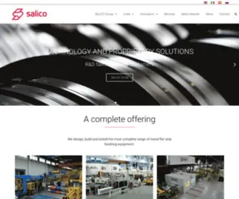 Salico.net(Equipment for Processing of Aluminium) Screenshot