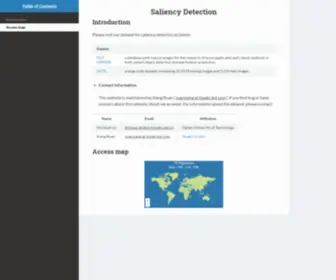 Saliencydetection.net(Saliency Detection) Screenshot