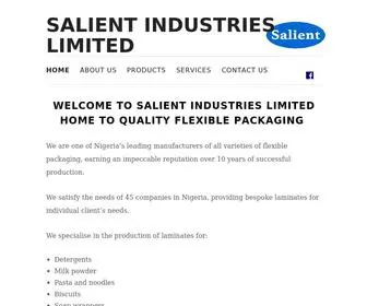 Salient-Industries.com(SALIENT INDUSTRIES LIMITED) Screenshot