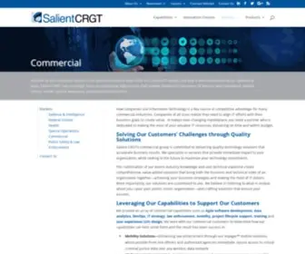 Salientcommercial.com(Salient CRGT’s commercial group) Screenshot
