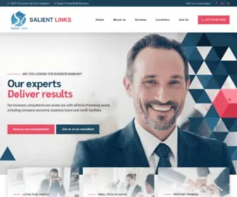 Salientlinks.com(Business and Banking Solutions) Screenshot