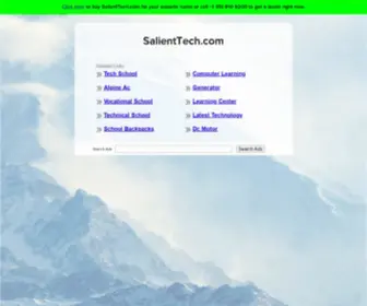 Salienttech.com(Salienttech) Screenshot