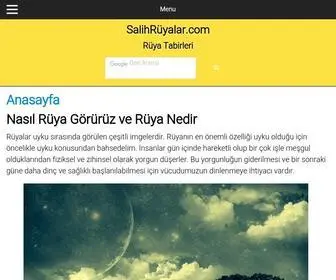 Salihruyalar.com(Anasayfa) Screenshot