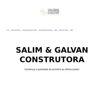 Salimegalvan.com.br(Salim & Galvan Construtora) Screenshot