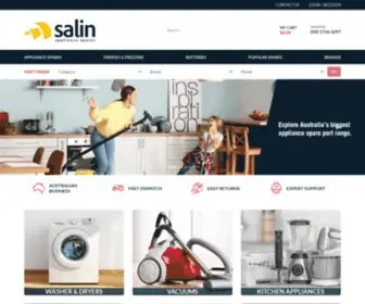Salinapp.com.au(Salin Appliance Spares) Screenshot