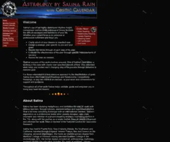 Salinarain.com(Astrology by Salina Rain) Screenshot