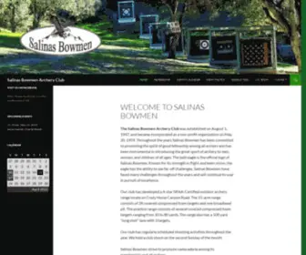 Salinasbowmen.org(Salinas Archery) Screenshot