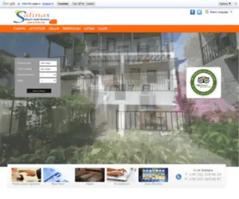 Salinashotelbodrum.com(Salinas Hotel Bodrum) Screenshot