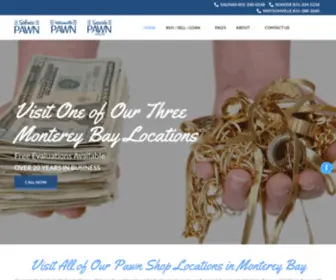 Salinaspawn.com(Pawn Shops Monterey Bay) Screenshot