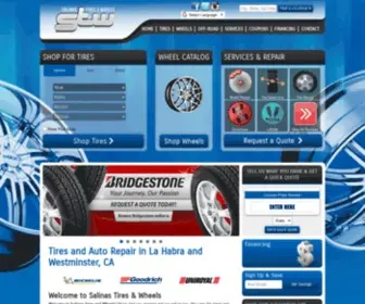 Salinastiresonline.com(Salinas Tires & Wheels) Screenshot