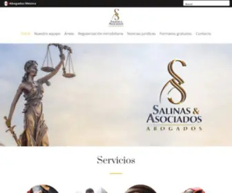 Salinasyasociados.com.mx(Salinas y Asociados) Screenshot