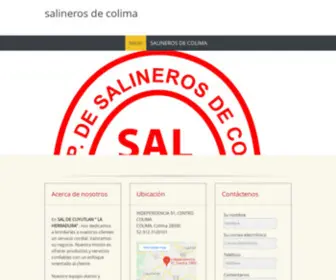 Salinerosdecolima.com.mx(Salineros de colima) Screenshot