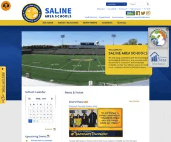 Salineschools.com(Saline Area Schools) Screenshot