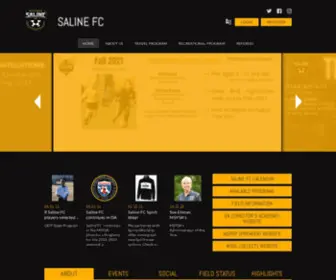 Salinesoccer.org(Saline Area Soccer Association) Screenshot