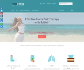 Salinetherapy.com(Salt therapy by SaltAir) Screenshot