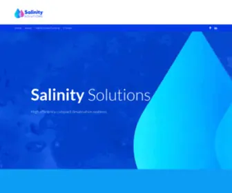 Salinitysolutions.co.uk(Brine Concentration Systems) Screenshot