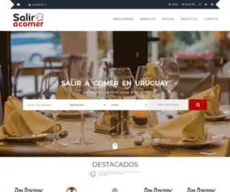 Saliracomer.com(Guia de restaurantes del Uruguay) Screenshot