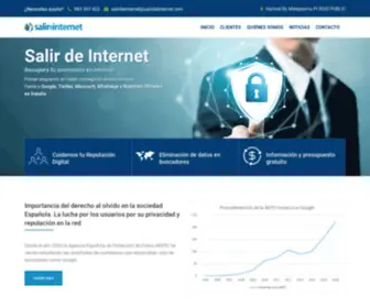 Salirdeinternet.com(Salir de Internet) Screenshot