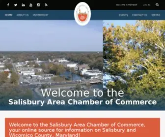 Salisburyarea.com(Salisbury Maryland Chamber of Commerce) Screenshot