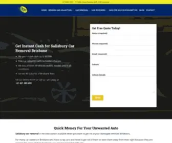 Salisburycarremovals.com.au(Salisbury Car Removal Brisbane) Screenshot