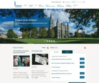 Salisburycathedral.org.uk(A Living Church & Home to Magna Carta) Screenshot