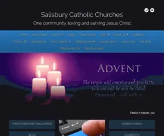 Salisburycatholics.org(Salisbury Catholic Churches) Screenshot