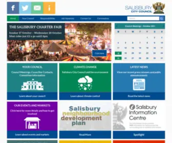 Salisburycitycouncil.gov.uk(Salisbury City Council) Screenshot