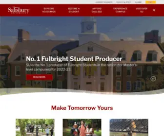 Salisbury.edu(Salisbury University) Screenshot