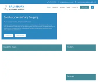 Salisburyvet.com.au(Salisbury Veterinary Surgery) Screenshot