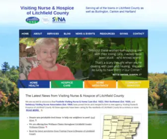 Salisburyvna.org(Visiting Nurse and Hospice of Litchfield County) Screenshot