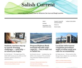 Salish-Current.org(Salish Current) Screenshot