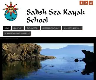Salishseakayakschool.com(Sea Kayak Lessons) Screenshot