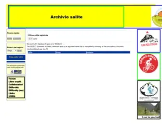 Salite.ch(Archivio salite d'Europa) Screenshot