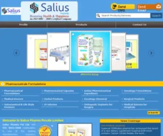 Saliuspharma.in(Salius Pharma Private Limited) Screenshot