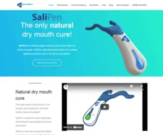 Saliwell.com(SaliPen xerostomia relief) Screenshot