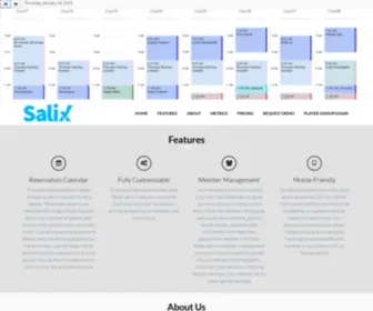 Salixreservations.com(Simple Court Reservations) Screenshot