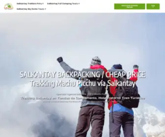 Salkantaytrekkers.com(Trekking Salkantay by Salkantay Trekkers. Salkantay trek) Screenshot